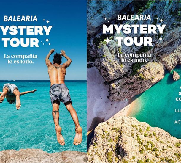 Baleària invites you to experience surprise  to the Balearic Islands