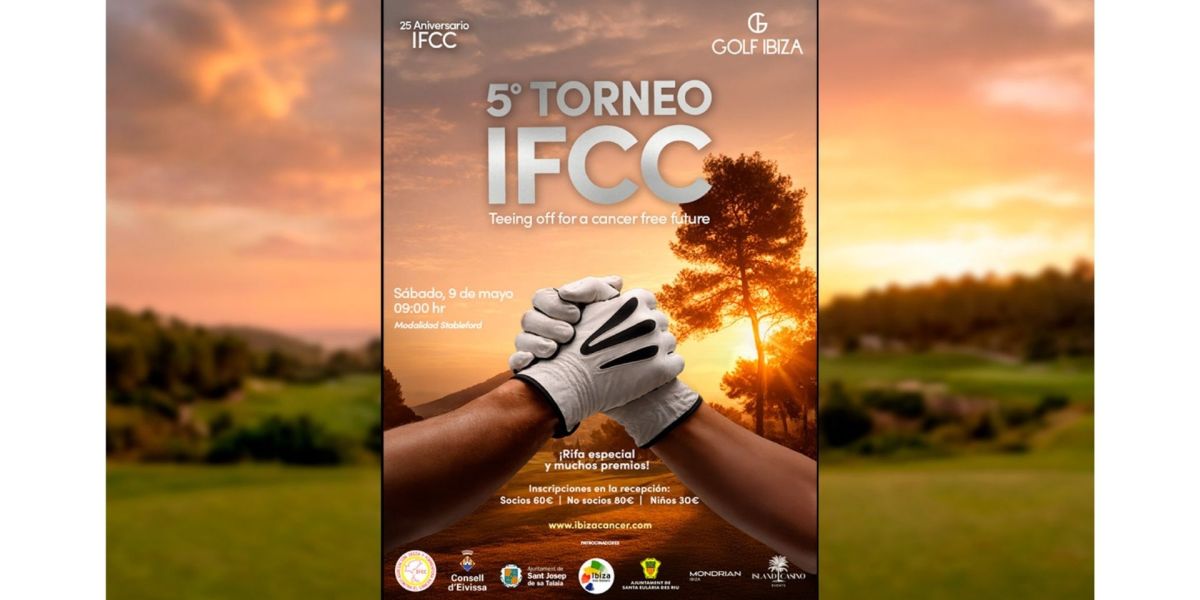 La Asociación Ibiza y Formentera Contra el Cáncer celebrará en el mes mayo la quinta edición de su Torneo Golf Contra el Cáncer