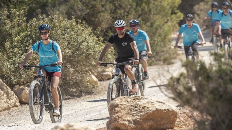 Cycling route in Ibiza