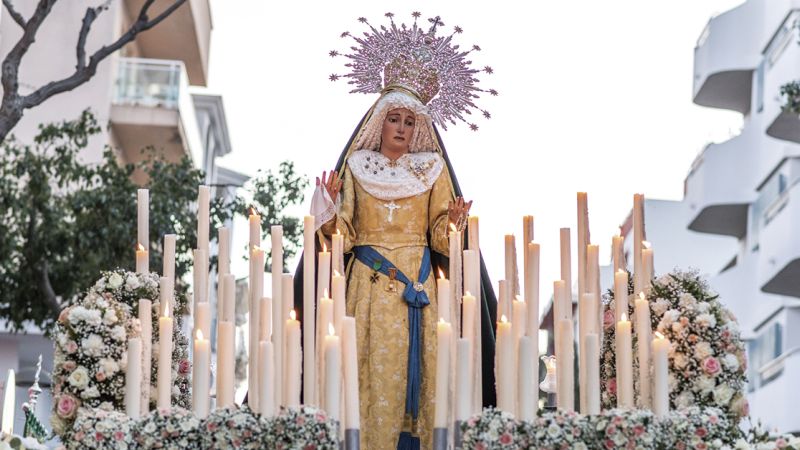 Pasos de la virgen en Semana Santa